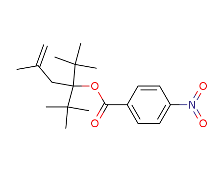 Molecular Structure of 106140-00-5 (5-Hexen-3-ol, 3-(1,1-dimethylethyl)-2,2,5-trimethyl-, 4-nitrobenzoate)