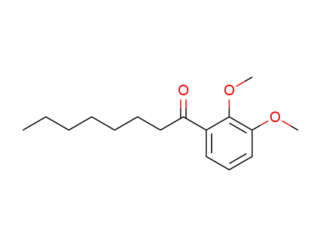 Molecular Structure of 1854-64-4 ((2,3-dimethoxyphenyl)heptyl ketone)