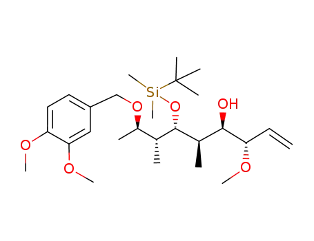 [3S,4R,5R,6R,7R,8R]-6-[(tert-butyldimethylsilyl)oxy]-8-[(3,4-dimethoxybenzyl)oxy]-5,7-dimethyl-3-methoxynon-1-en-4-ol