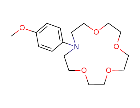 1,4,7,10-Tetraoxa-13-azacyclopentadecane, 13-(4-methoxyphenyl)-
