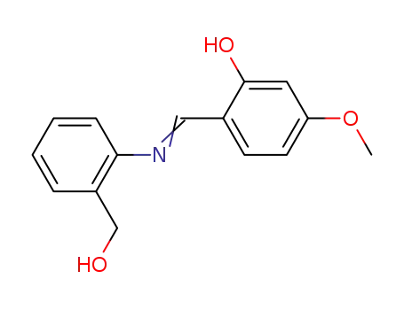 Molecular Structure of 71132-89-3 (Benzenemethanol, 2-[[(2-hydroxy-4-methoxyphenyl)methylene]amino]-)
