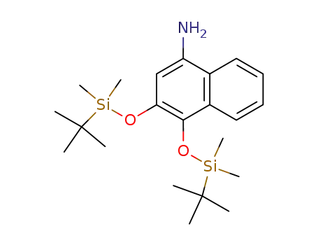 1-Naphthalenamine, 3,4-bis[[(1,1-dimethylethyl)dimethylsilyl]oxy]-