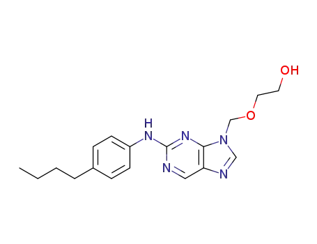 2-({2-[(4-butylphenyl)amino]-9H-purin-9-yl}methoxy)ethanol