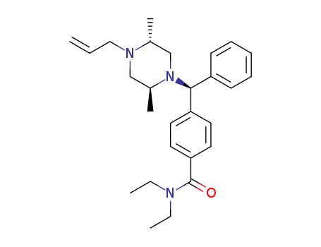 Benzamide,4-[(S)-[(2S,5R)-2,5-dimethyl-4-(2-propen-1-yl)-1-piperazinyl]phenylmethyl]-N,N-diethyl-