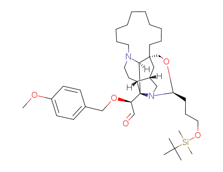 (CH<sub>2</sub>)10CCH<sub>2</sub>OCH(CH<sub>2</sub>)3O((C(CH<sub>3</sub>)3)(CH<sub>3</sub>)2Si)(CH<sub>2</sub>CHCH<sub>2</sub>NCCHCH)CH<sub>2</sub>CH<sub>2</sub>NCH(OCH<sub>2</sub>C<sub>6</sub>H<sub>4</sub>OCH<sub>3</sub>)CHO