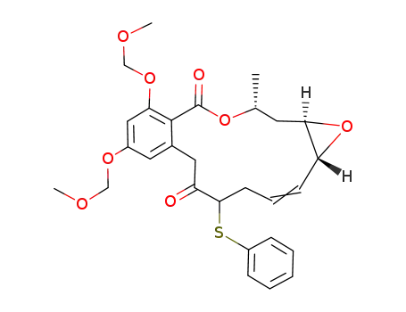 (Z)-(4R,6R,8R)-17,19-Bis-methoxymethoxy-4-methyl-12-phenylsulfanyl-3,7-dioxa-tricyclo[13.4.0.0<sup>6,8</sup>]nonadeca-1<sup>(19)</sup>,9,15,17-tetraene-2,13-dione
