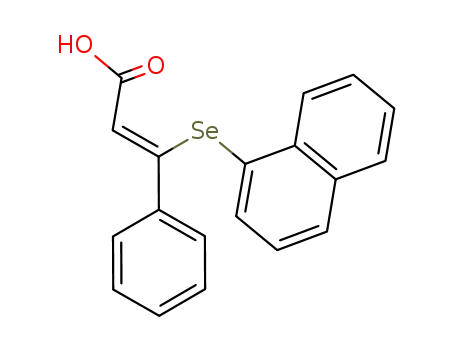 (Z)-3-(Naphthalen-1-ylselanyl)-3-phenyl-acrylic acid