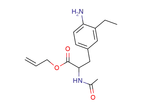 Phenylalanine, N-acetyl-4-amino-3-ethyl-, 2-propenyl ester