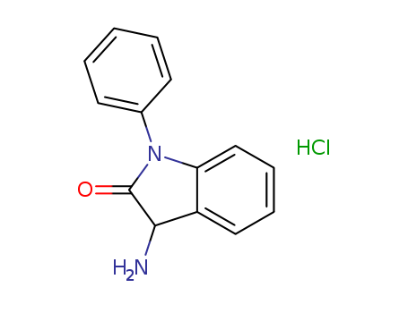 Molecular Structure of 154058-81-8 (2H-Indol-2-one, 3-amino-1,3-dihydro-1-phenyl-, monohydrochloride)