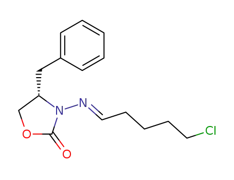 (S)-3-(5'-chloro-1'-pentylidene)amino-4-phenylmethyl-2-oxazolidinone
