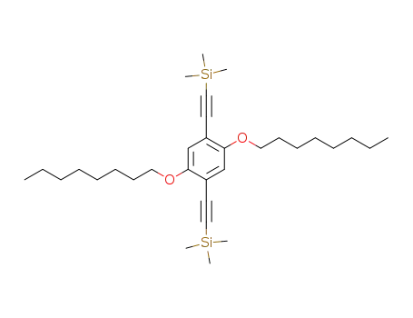 1,4-bis[(trimethylsilyl)-ethynyl]-2,5-bis-(octoxy)benzene