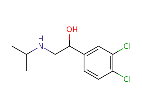 Molecular Structure of 59-61-0 (Dichloroisoproterenol)