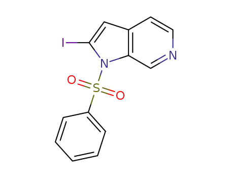 1-(Phenylsulfonyl)-2-iodo-6-azaindole