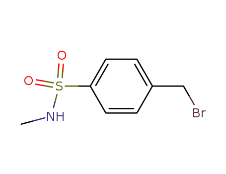 4-BroMoMethyl-N-Methyl-benzenesulfonaMide, 98+% C8H10BrNO2S, 분자량 264.14