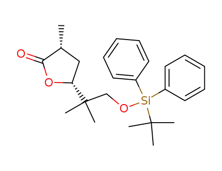 (3R,5R)-5-(1-(tert-butyldiphenylsilyloxy)-2-methylpropan-2-yl)-3-methyldihydrofuran-2(3H)-one