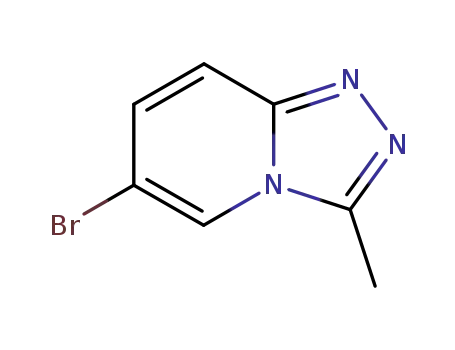 Molecular Structure of 108281-78-3 (6-Bromo-3-methyl-1,2,4-triazolo[4,3-a]-pyridine)
