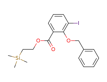 2-benzyloxy-3-iodo-benzoic acid 2-trimethylsilanyl-ethyl ester