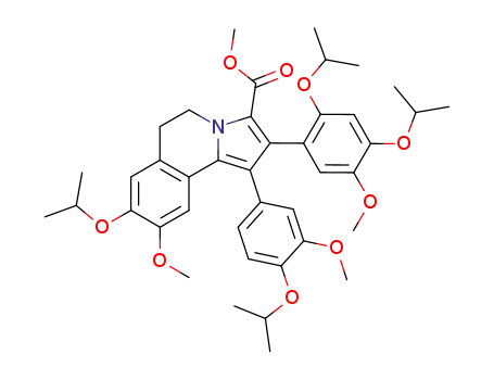 methyl 2-(2,4-diisopropoxy-5-methoxyphenyl)-8-isopropoxy-1-(4-isopropoxy-3-methoxyphenyl)-9-methoxy-5,6-dihydropyrrolo[2,1-a]isoquinoline-3-carboxylate