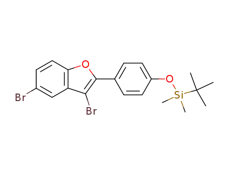 Silane,
[4-(3,5-dibromo-2-benzofuranyl)phenoxy](1,1-dimethylethyl)dimethyl-
