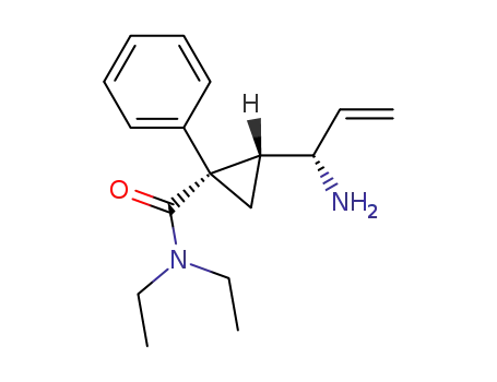 (1S,2R)-2-((S)-1-Amino-allyl)-1-phenyl-cyclopropanecarboxylic acid diethylamide