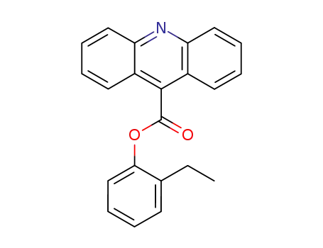 Molecular Structure of 850804-64-7 (9-Acridinecarboxylic acid, 2-ethylphenyl ester)