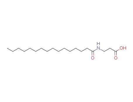 Molecular Structure of 52558-68-6 (b-Alanine, N-(1-oxohexadecyl)-)