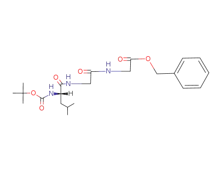 Molecular Structure of 80452-00-2 (Boc-Leu-Gly-Gly-OBzl)