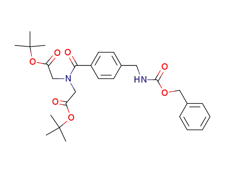 {[4-(benzyloxycarbonylamino-methyl)-benzoyl]-<i>tert</i>-butoxycarbonylmethyl-amino}-acetic acid <i>tert</i>-butyl ester