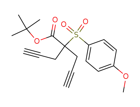 4-Pentynoic acid, 2-[(4-methoxyphenyl)sulfonyl]-2-(2-propynyl)-,
1,1-dimethylethyl ester