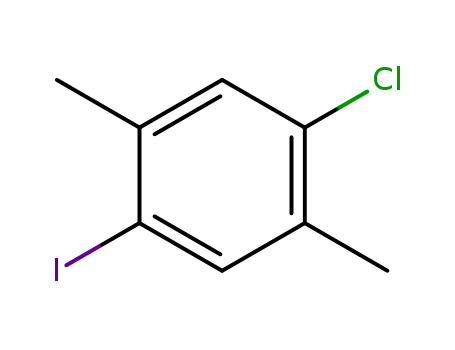 Molecular Structure of 854861-39-5 (1-chloro-4-iodo-2,5-dimethylbenzene)