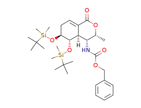 [(3R,4R,4aS,5S,6S)-5,6-Bis-(tert-butyl-dimethyl-silanyloxy)-3-methyl-1-oxo-3,4,4a,5,6,7-hexahydro-1H-isochromen-4-yl]-carbamic acid benzyl ester