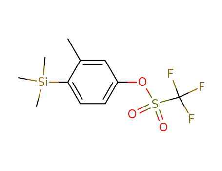 trifluoro-methanesulfonic acid 3-methyl-4-trimethylsilanyl-phenyl ester