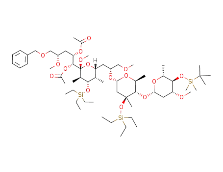 Molecular Structure of 795290-08-3 (C<sub>61</sub>H<sub>112</sub>O<sub>17</sub>Si<sub>3</sub>)