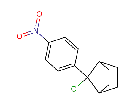Molecular Structure of 200001-73-6 (7-chloro-7-(4-nitrophenyl)norbornane)