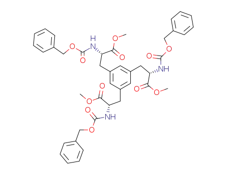(S,S,S)-1,3,5-tris[(2-benzyloxycarbonylamino)-2-methoxycarbonylethyl]benzene