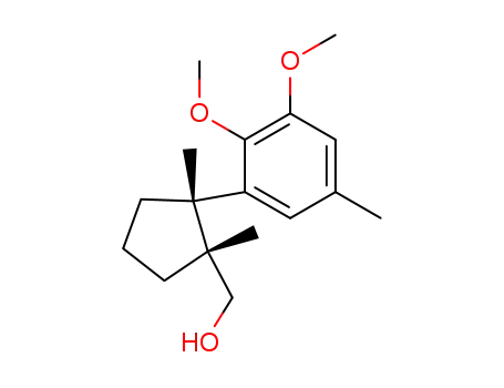 (1R,2S)-2-(2',3'-dimethoxy-5'-methylphenyl)-1,2-dimethylcyclopentylmethyl alcohol