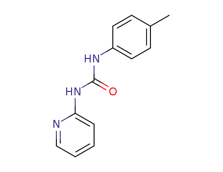 Molecular Structure of 13256-75-2 (Urea, N-(4-methylphenyl)-N'-2-pyridinyl-)