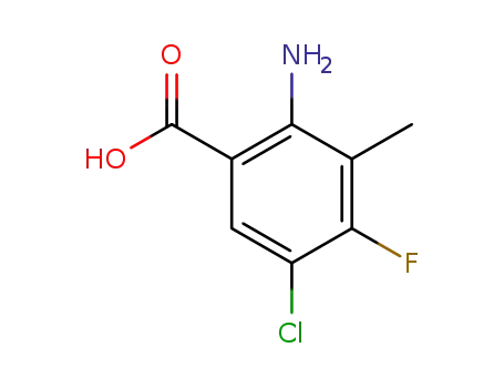 2-amino-5-chloro-4-fluoro-3-methylbenzoic acid