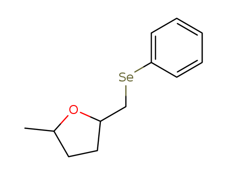 Molecular Structure of 114524-25-3 (Furan, tetrahydro-2-methyl-5-[(phenylseleno)methyl]-)