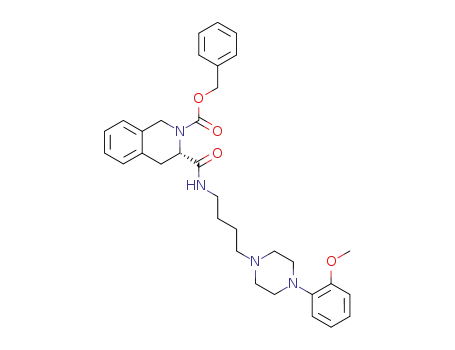 (S)-(-)-N-[4-[4-(2-methoxyphenyl)piperazin-1-yl]butyl]-2-(benzyloxycarbonyl)-1,2,3,4-tetrahydroisoquinoline-3-carboxamide