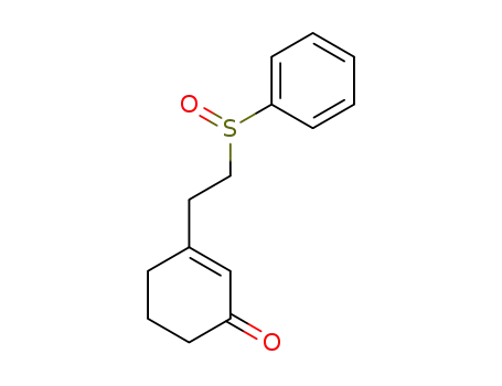 3-(2-benzenesulfinylethyl)cyclohex-2-enone