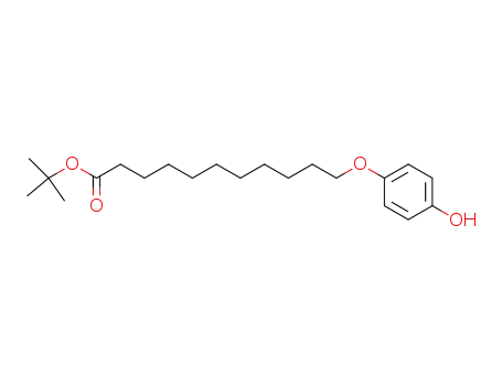 tert-butyl 11-(4-hydroxy-phenyloxy)undecanoate