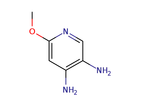 Molecular Structure of 127356-26-7 (6-METHOXY-3,4-PYRIDINEDIAMINE)