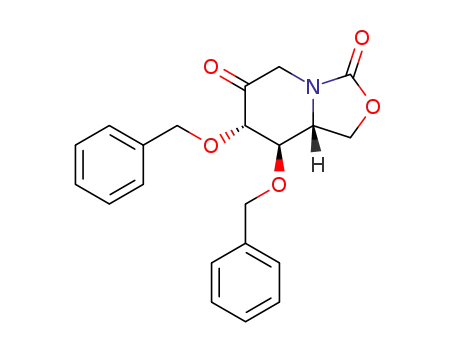 (7S,8R,8aR)-7,8-Bis-benzyloxy-tetrahydro-oxazolo[3,4-a]pyridine-3,6-dione