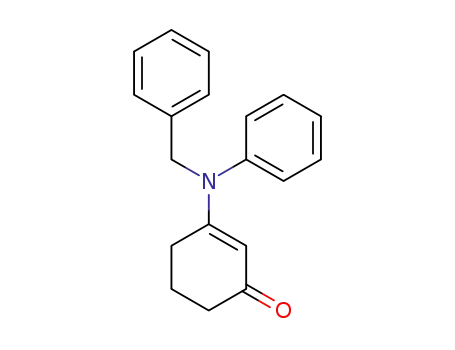 2-Cyclohexen-1-one, 3-[phenyl(phenylmethyl)amino]-