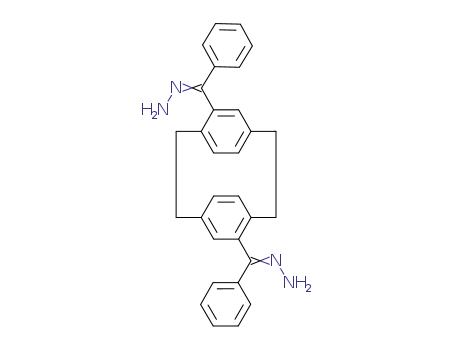 [1-[14-(Hydrazono-phenyl-methyl)-tricyclo[8.2.2.2<sup>4,7</sup>]hexadeca-1<sup>(13)</sup>,4<sup>(16)</sup>,5,7<sup>(15)</sup>,10<sup>(14)</sup>,11-hexaen-5-yl]-1-phenyl-meth-(Z)-ylidene]-hydrazine