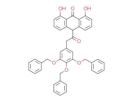 1,8-Dihydroxy-10-[2-(3,4,5-tris-benzyloxy-phenyl)-acetyl]-10H-anthracen-9-one