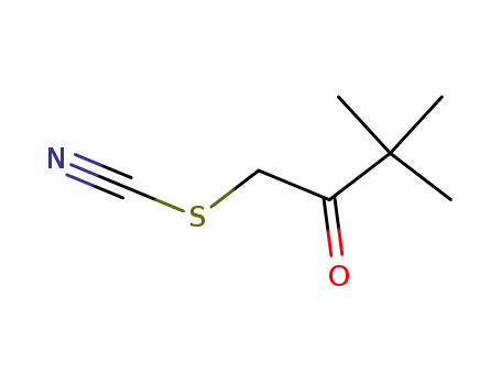 Molecular Structure of 57518-71-5 (3,3-dimethyl-2-oxobutyl thiocyanate)