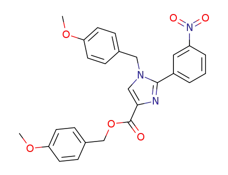 1H-Imidazole-4-carboxylic acid,
1-[(4-methoxyphenyl)methyl]-2-(3-nitrophenyl)-, (4-methoxyphenyl)methyl
ester