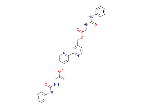 (3-Phenyl-ureido)-acetic acid 4'-[2-(3-phenyl-ureido)-acetoxymethyl]-[2,2']bipyridinyl-4-ylmethyl ester